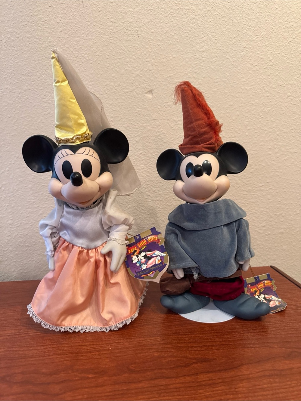 NWT RARE 1938 Brave Little Tailor - Mickey AND Minnie Mouse Figurine